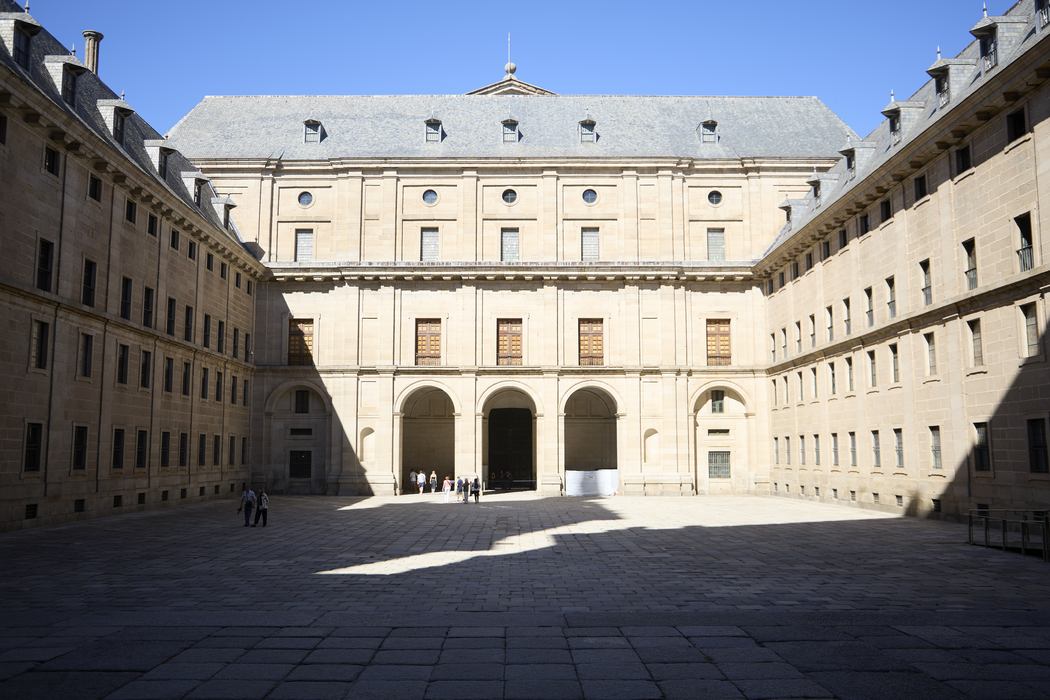 Patio de los Reyes courtyard at the Royal Monastery of El Escorial