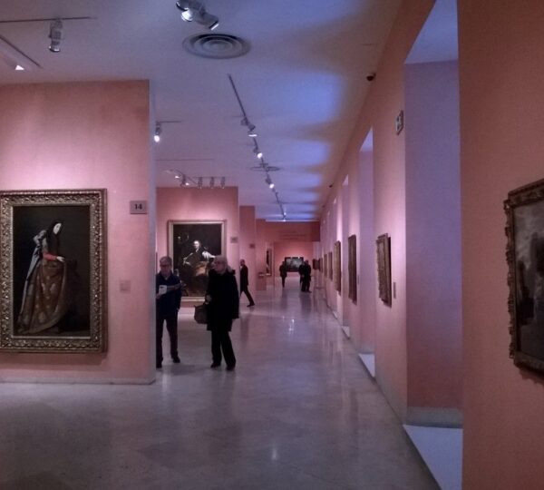 Galería de pintura antigua en la Sala 14 del Museo Thyssen-Bornemisza
