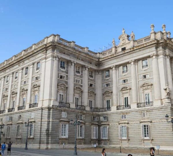 Main facade of the Royal Palace of Madrid