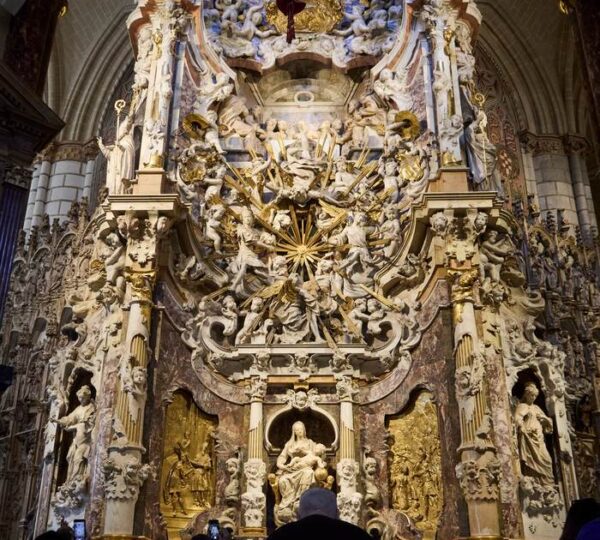 The Transparente Baroque altarpiece inside Toledo Cathedral