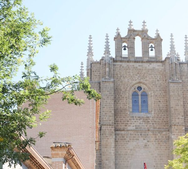 Church bell tower in Toledo